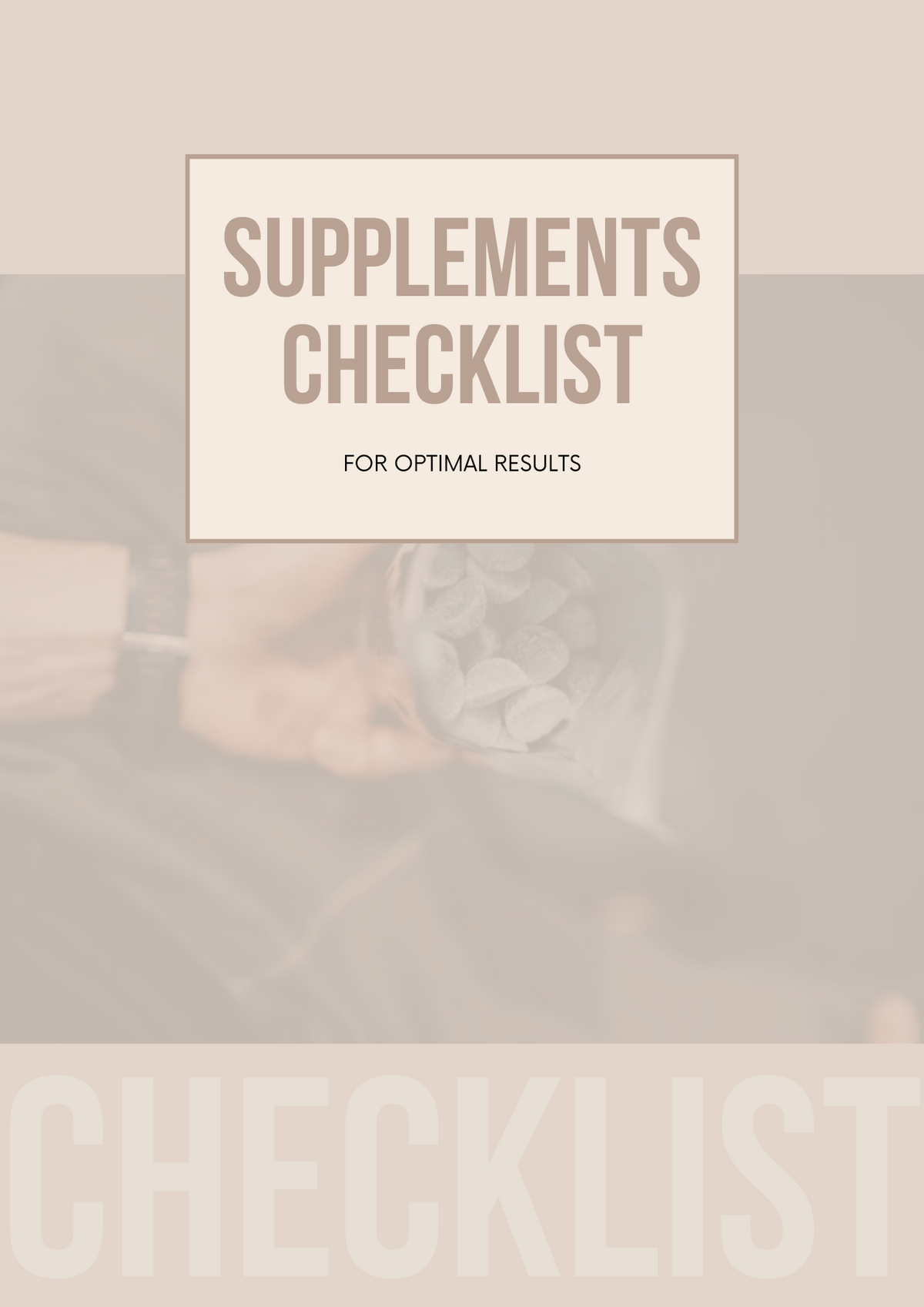 Fitness Success Bundle: The 2025 Fitness Checklist Bundle for Total Health